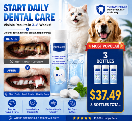 Paw & Cove daily dental care tablets – image 1