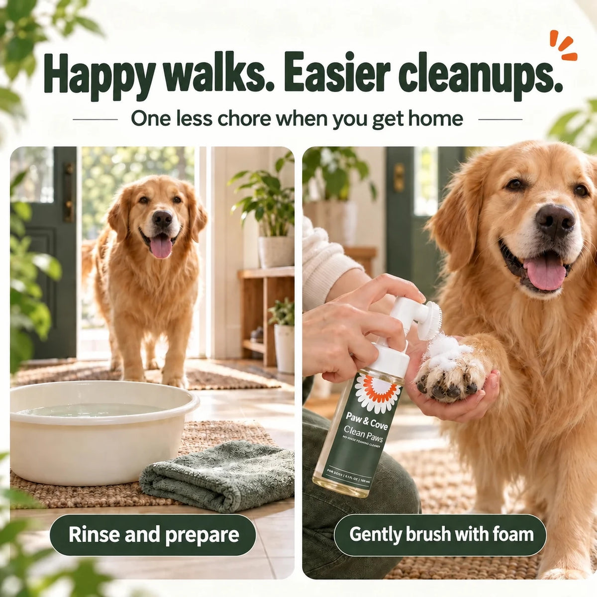 Paw & Cove paw care foam gallery 2
