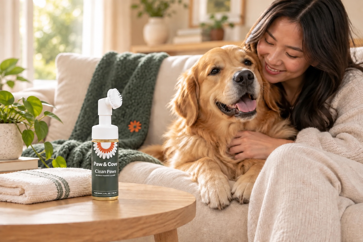 Paw & Cove paw cleansing foam