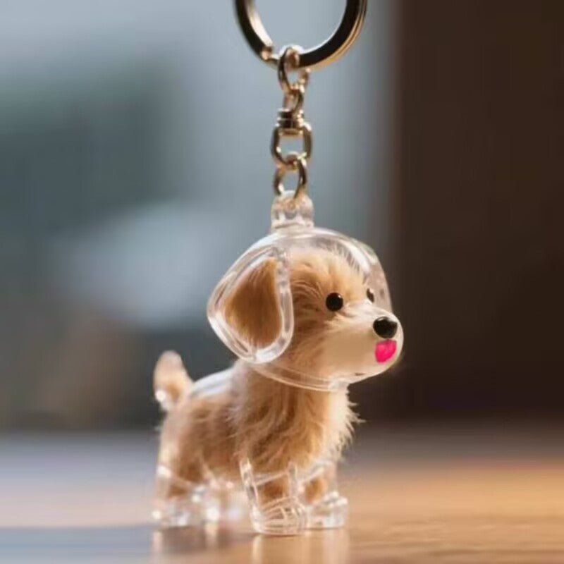 Style C pet fur keepsake holder; filled display example